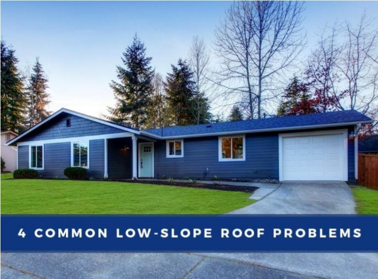 4 Common Low-Slope Roof Problems